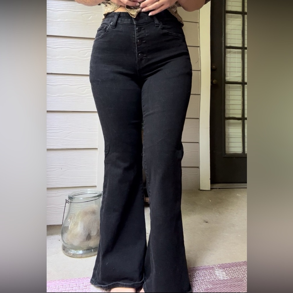 American Eagle festival flare jeans